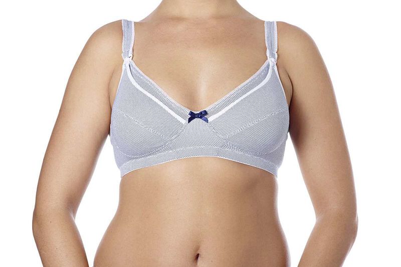 Cotton Stretch Nursing Bra (Pattern) image number 1